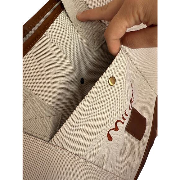 Mii Amo spa robe + tote set taupe/white - OSFM - Picture 13 of 14